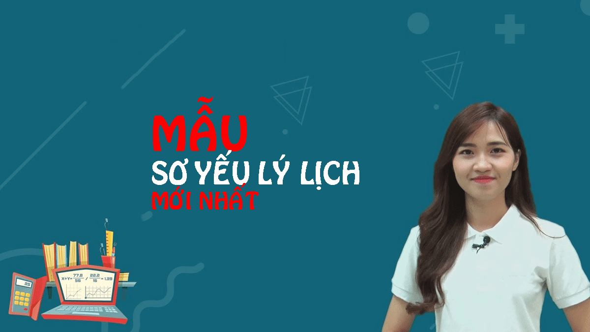 mau so yeu ly lich ca nhan moi nhat 2020 - MẪU SƠ YẾU LÝ LỊCH MỚI NHẤT NĂM 2020