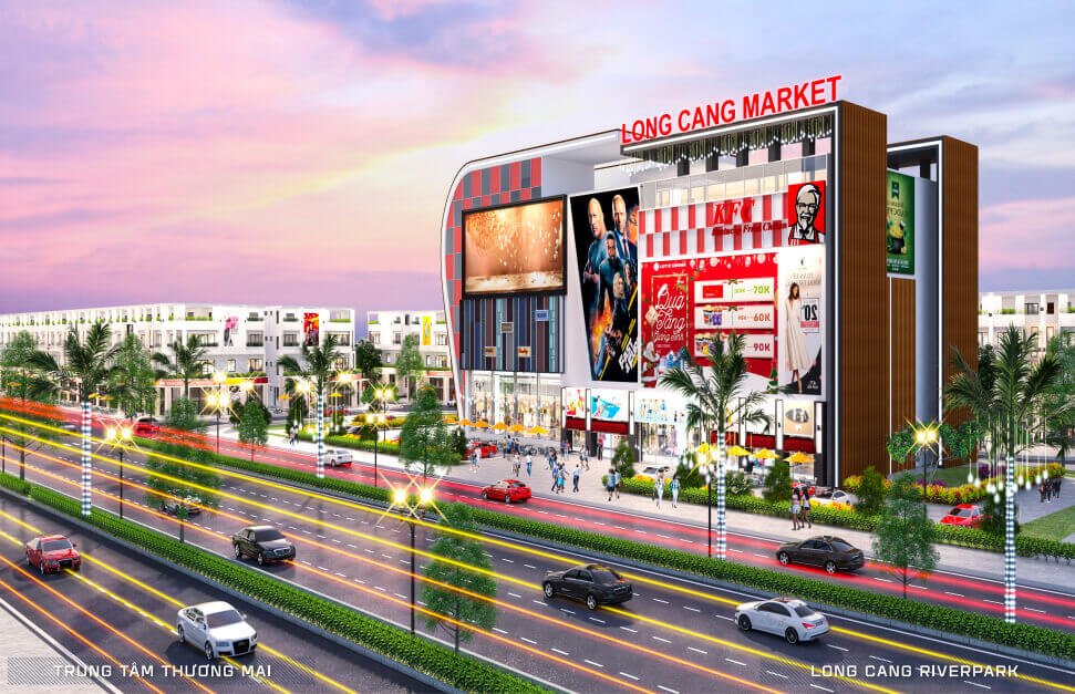 Trung tâm thương mại dự án Long Cang Riverpark