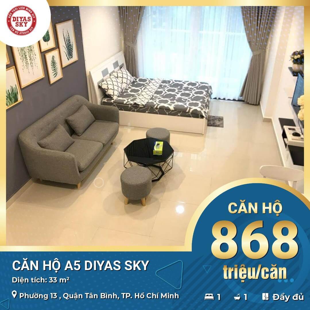 Căn hộ mẫu Dự án Diyas Sky